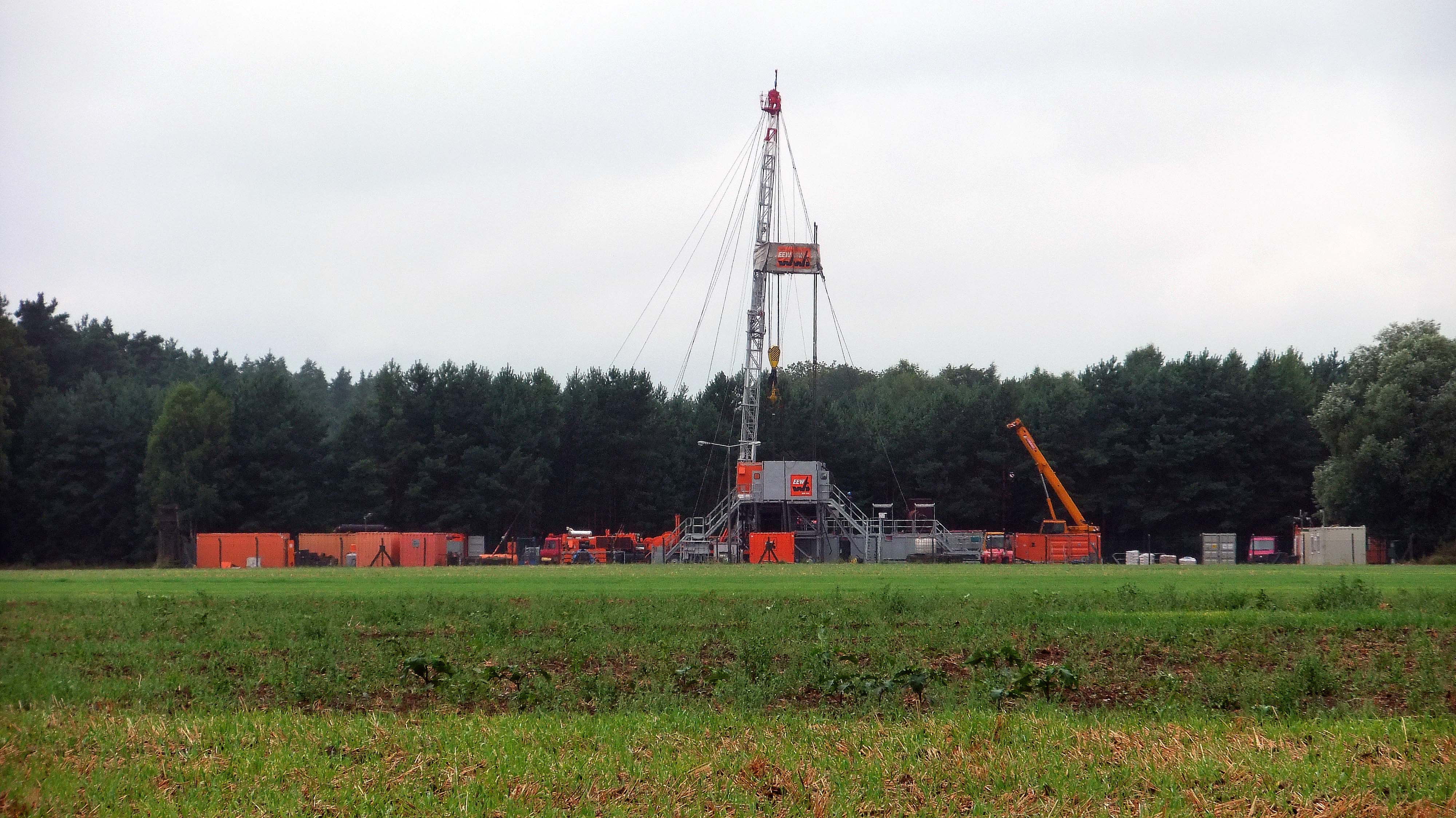 Workoverarbeiten auf der Erdgasbohrung "SW 85" im August 2013. ©chef79