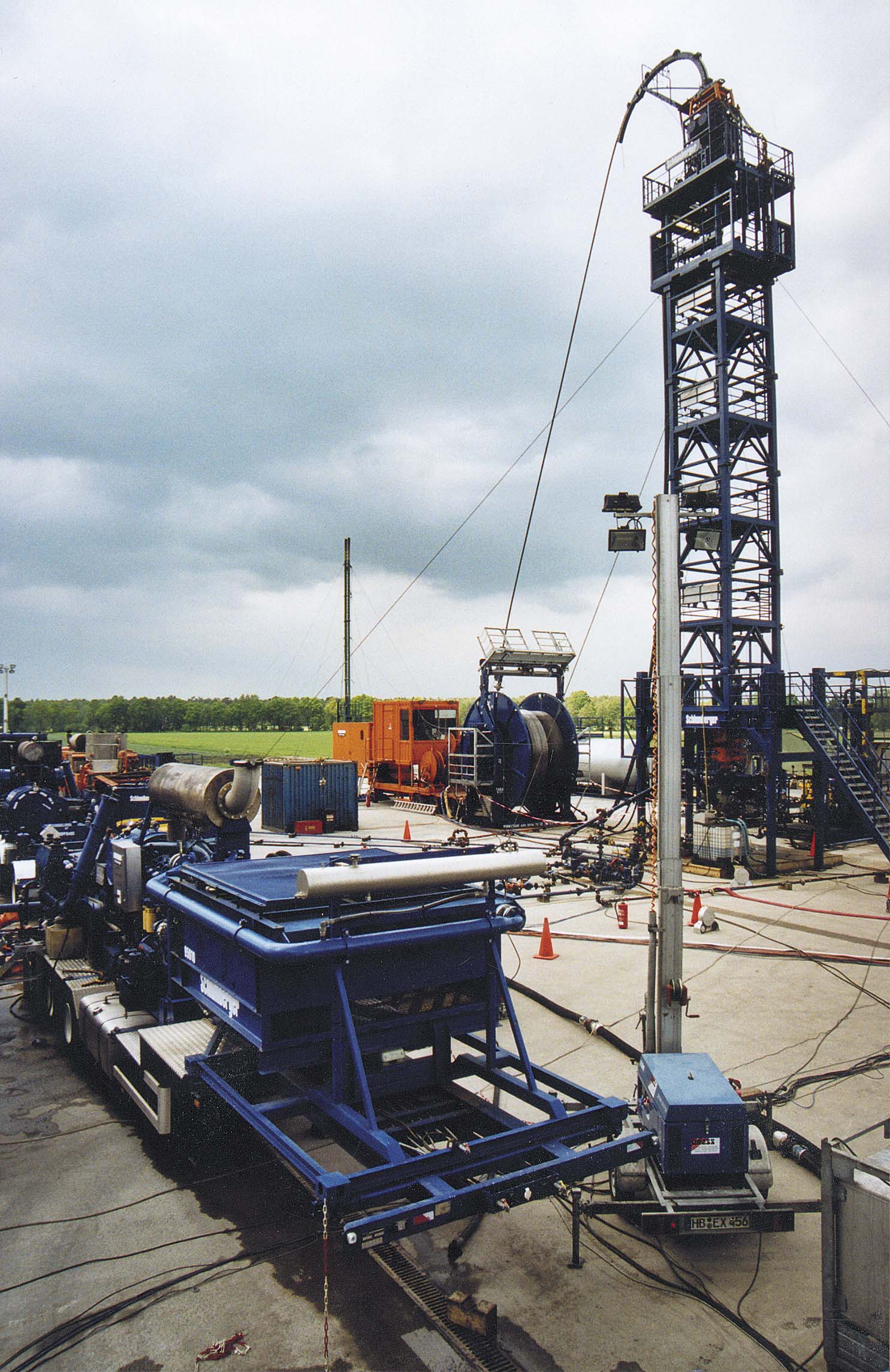 Beispielbild einer Coiled-Tubing-Einheit Quelle: WEG Wirtschaftsverband Erdöl- und Erdgasgewinnung e.V.